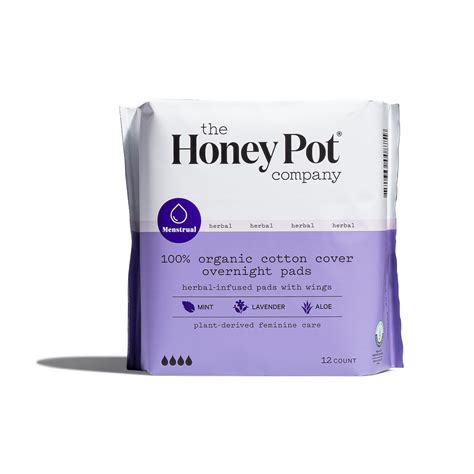 honeypots organic pads|honey pot company website.